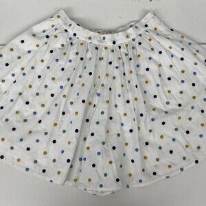 Prose & Poetry White Polka Dot Skort